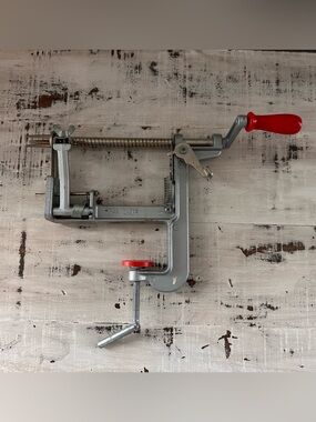 Vintage PAM CHEF Apple Peeler Corer Slicer Clamp On Retro Kitchen Tool USA